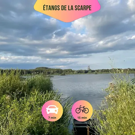 Calme I Wifi Hd I Parking I Bureau I Idéal Pros&couple Appartement Marchiennes-Ville