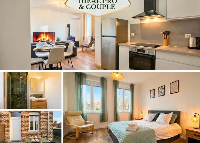 Calme I Wifi Hd I Parking I Bureau I Ideal Pros & Couple *