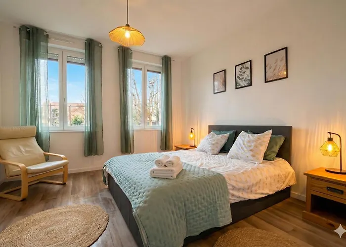 Appartement Calme I Wifi Hd I Parking I Bureau I Ideal Pros & Couple *